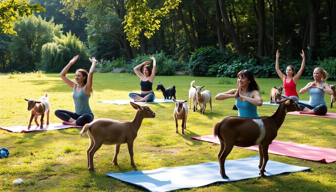 Goat Yoga: Zen and Furry Friends Unite!