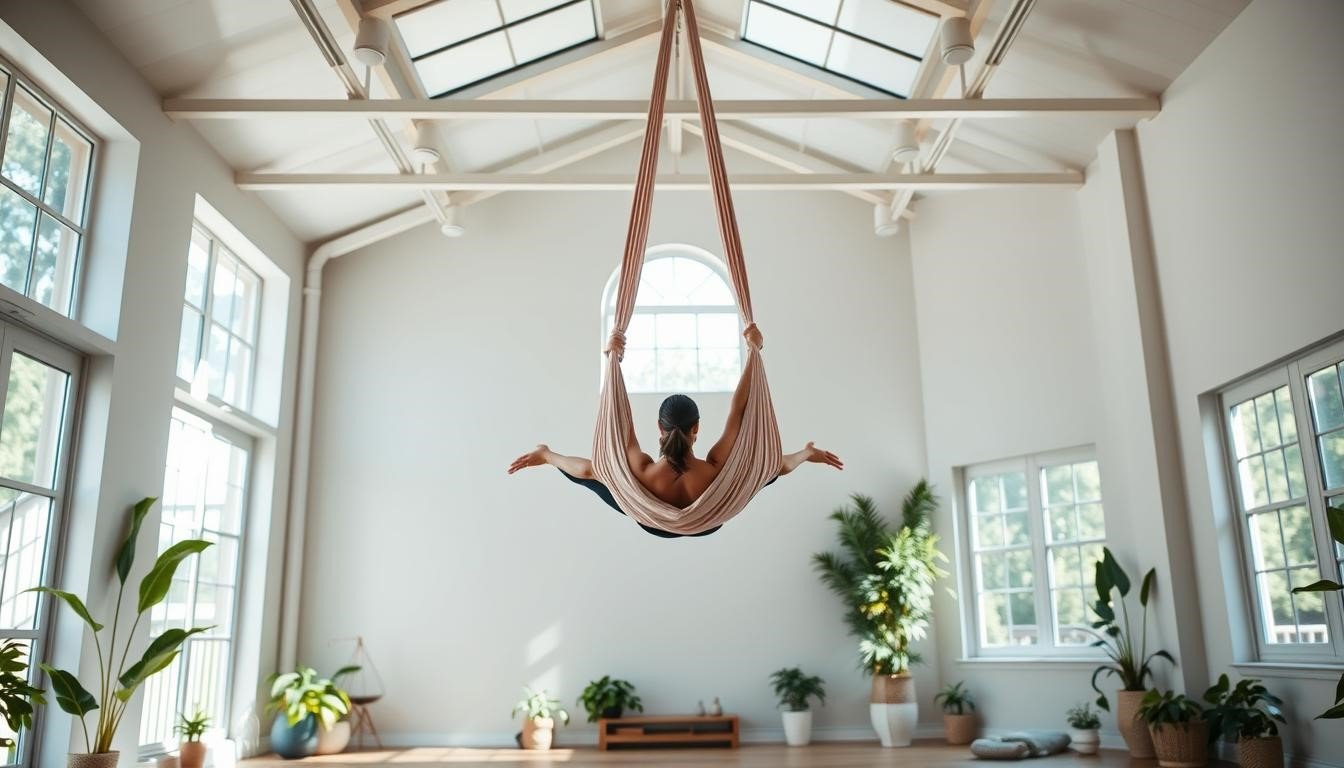 Experience Aerial Yoga with a Yoga Swing